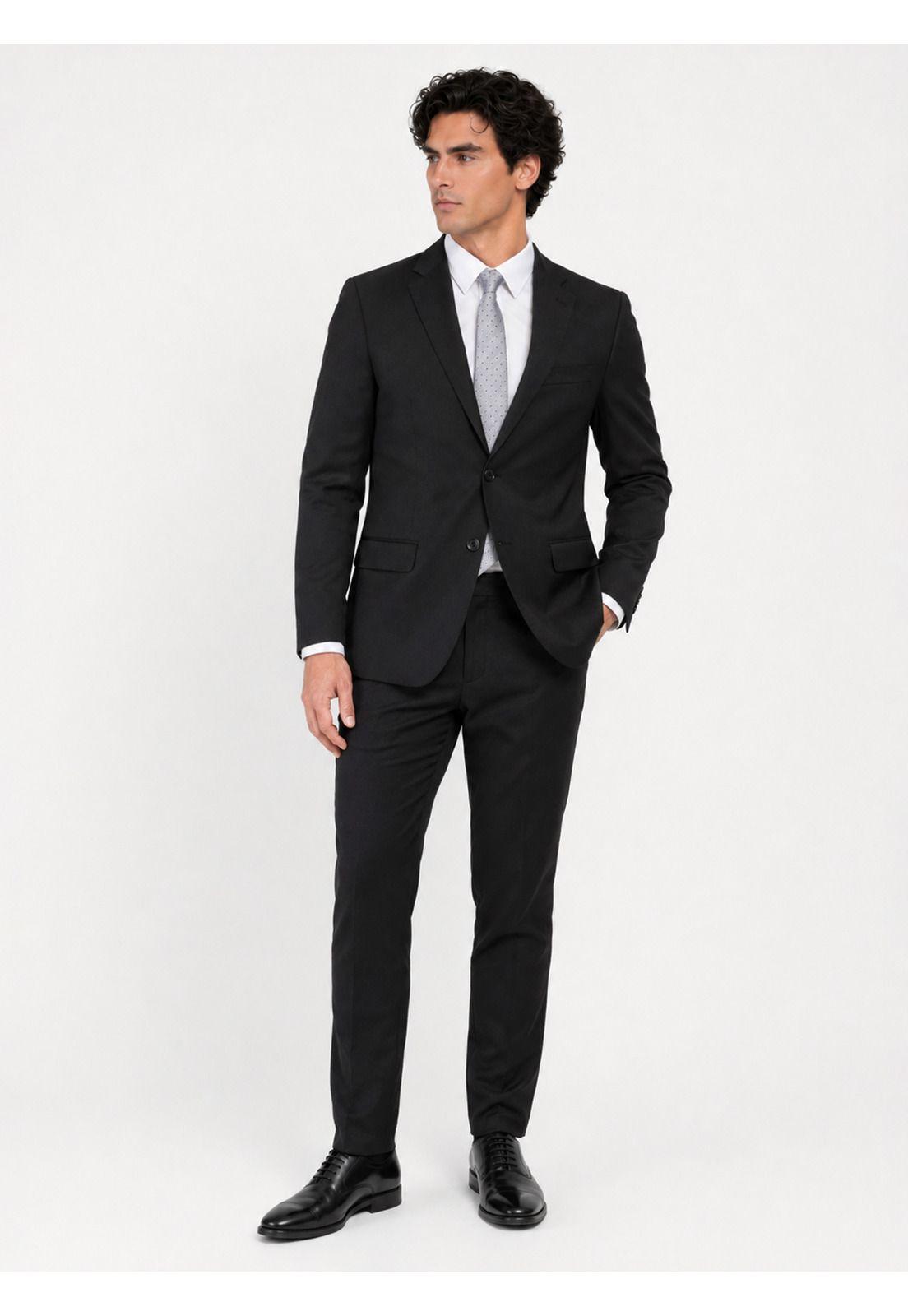Traje Poli Viscosa Tailored Fit Negro Arrow AM3412NE-0