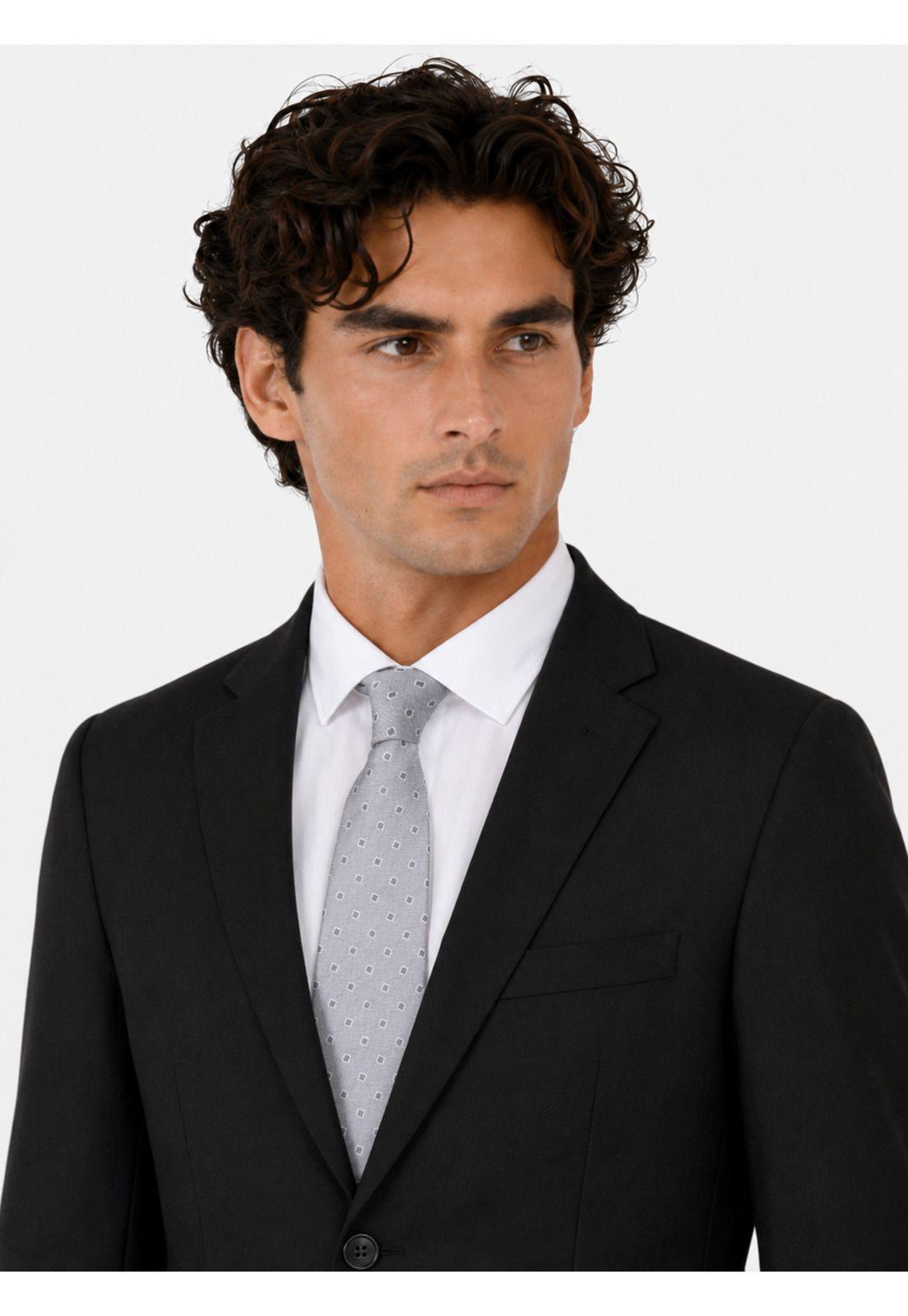 Traje Poli Viscosa Tailored Fit Negro Arrow AM3412NE-3