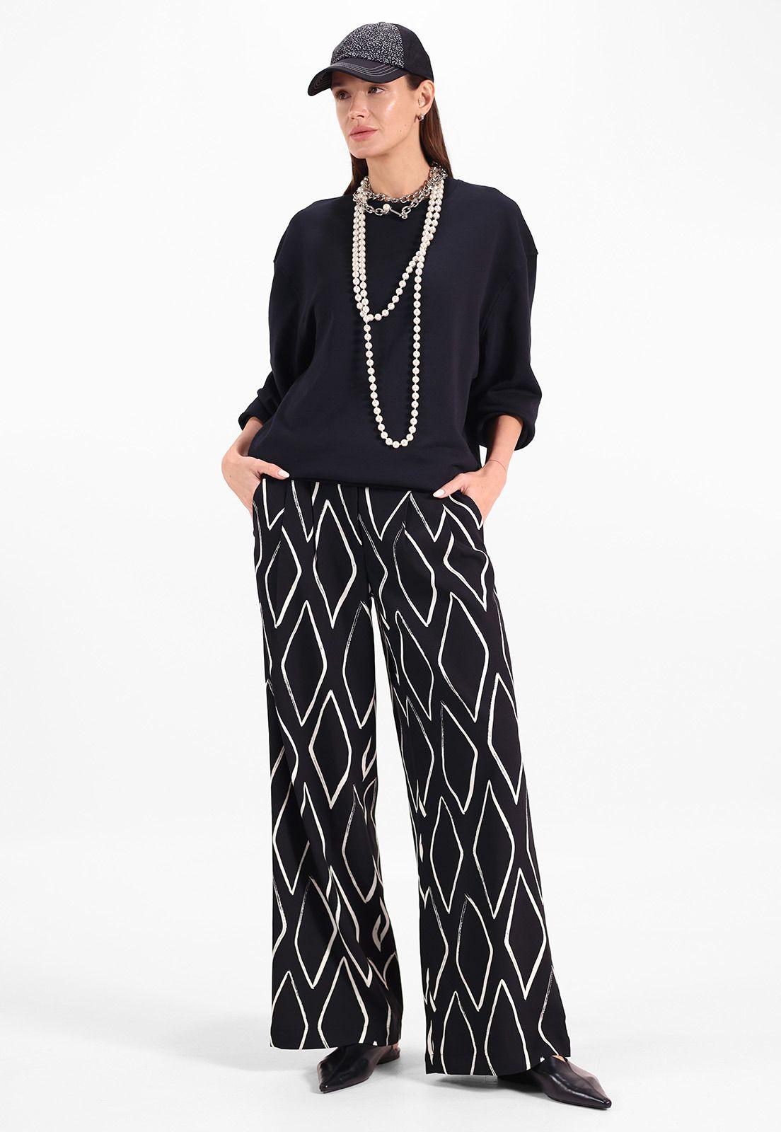 Pantalón De Pierna Ancha Mujer Esprit 014EE1B327-1