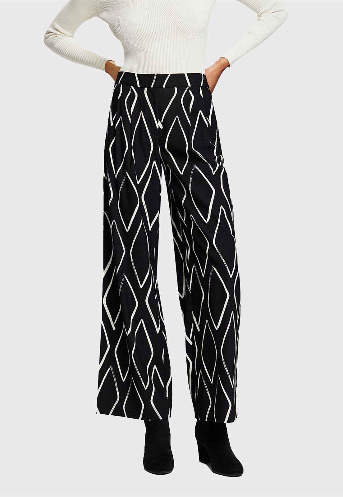 Pantalón De Pierna Ancha Mujer Esprit 014EE1B327-2