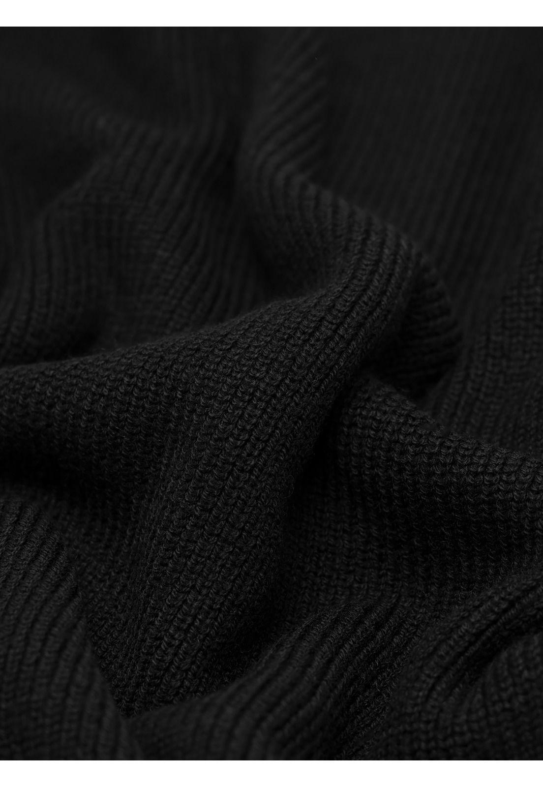 Sweater Cuello Alto Regular Fit Negro Arrow SW3350RNE-5