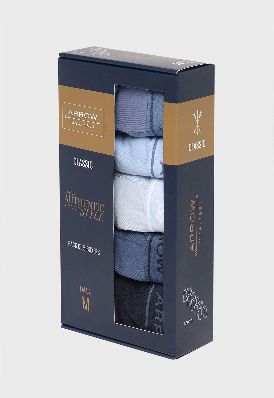 Boxer 5 Unidades Liso Arrow BOT5010SU-6