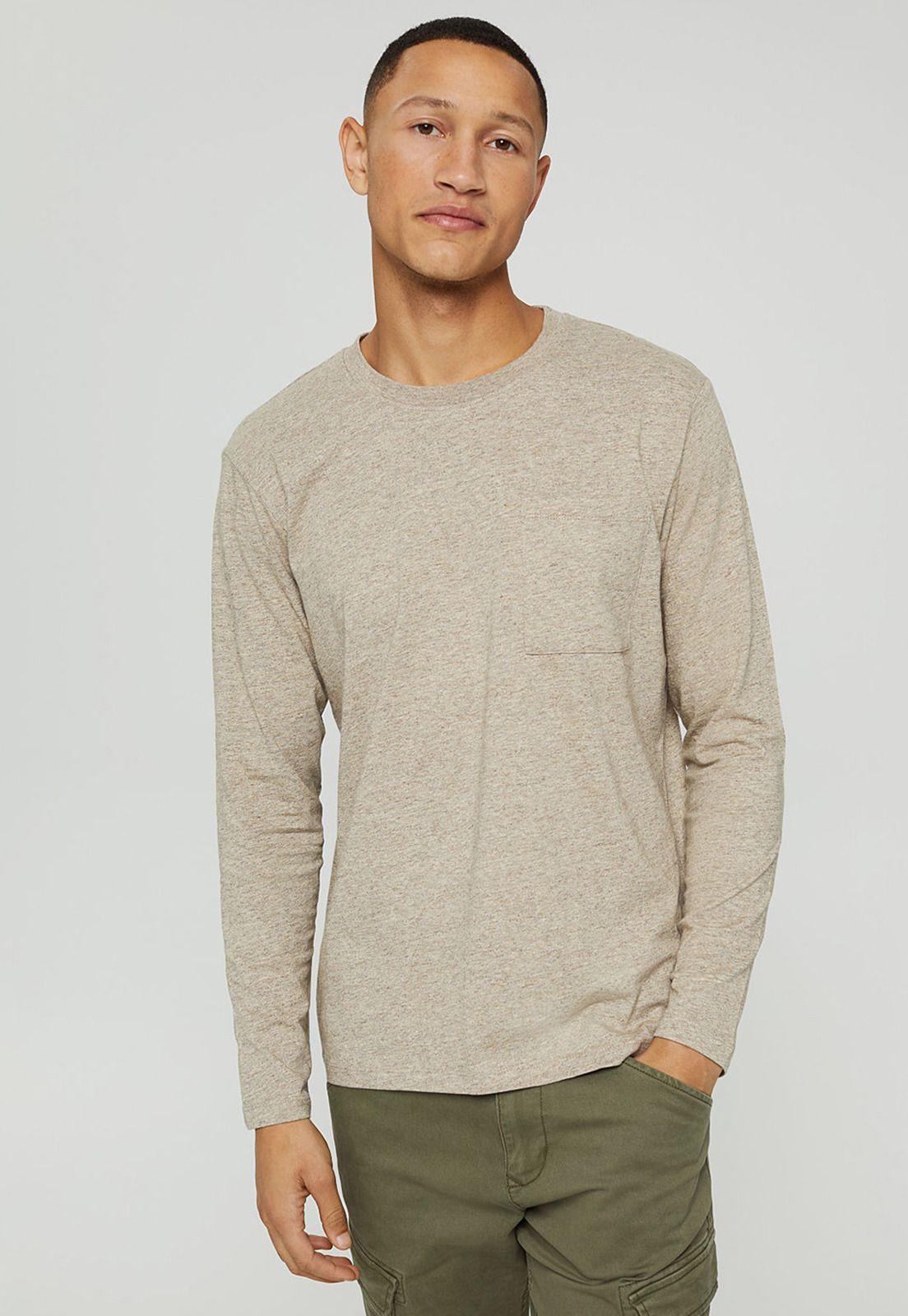 Polera Manga Larga Esprit Khaki-0