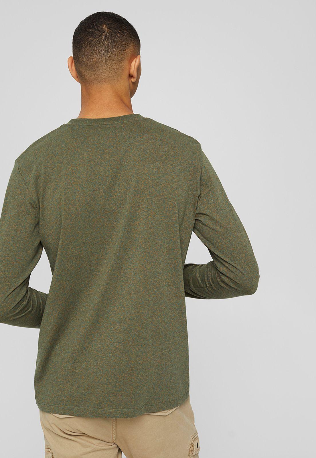 Polera Manga Larga Esprit Khaki-1