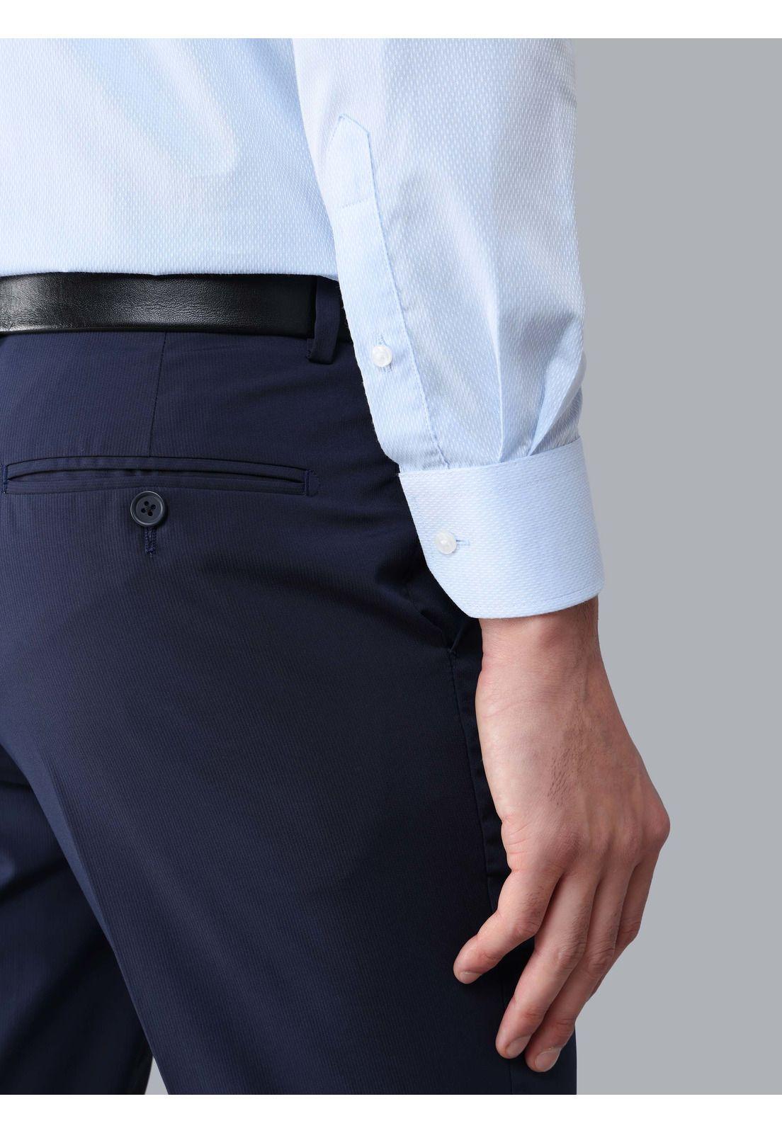 Camisa Formal Texturada Tailored Fit Celeste Arrow ARM0528CE-5