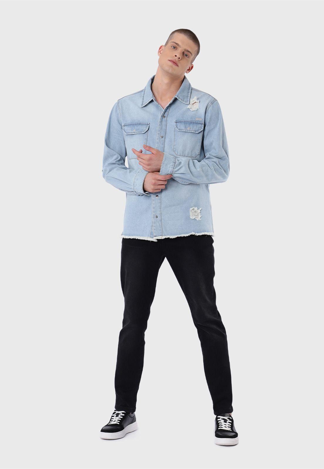 Camisa Oversize Hombre Soviet SVJK398DE-3