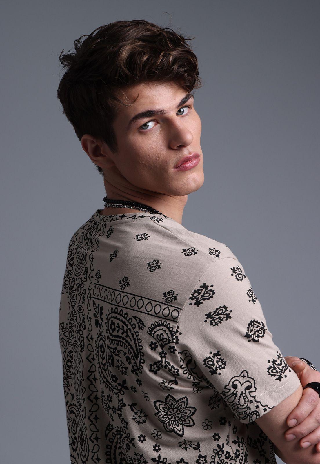 Polera Estampada Hombre Soviet SPOH611BE-0