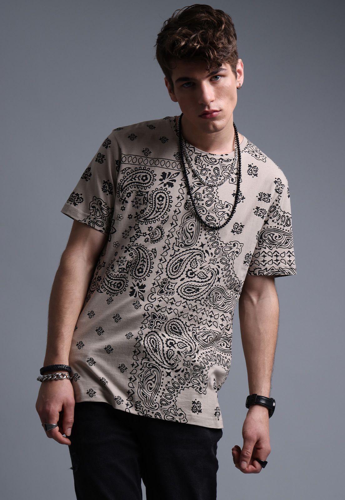 Polera Estampada Hombre Soviet SPOH611BE-2