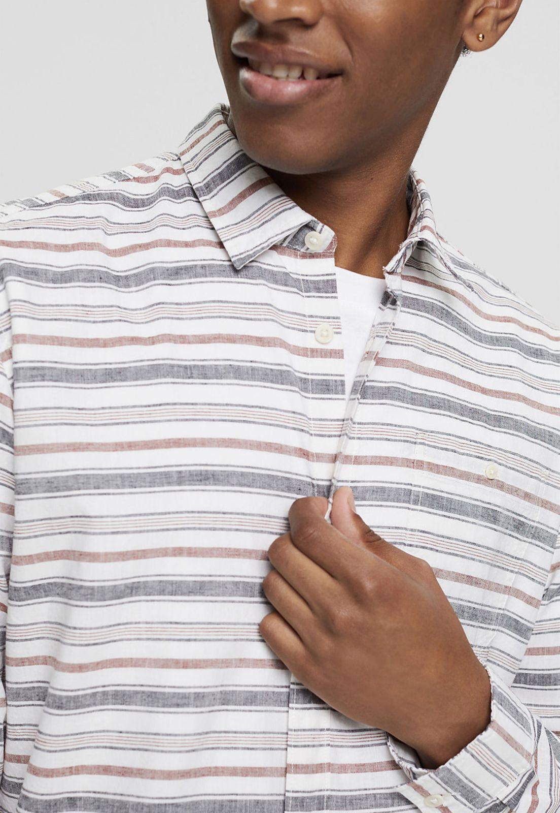 Camisa A Rayas Manga Larga Hombre Esprit 032EE2F302-2