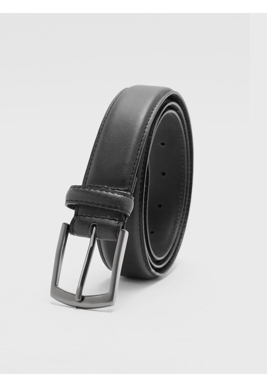 Cinturón Liso Negro Piero Butti PBCIS60NE-0