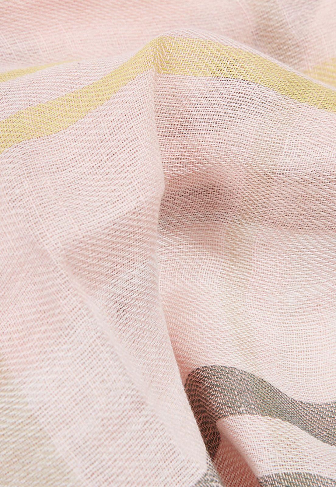 Pañuelo Con Estampado De Cuadros Esprit-2