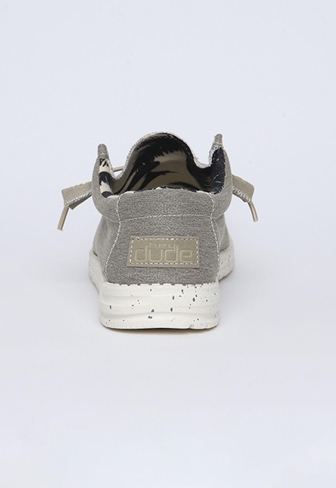 Zapato Wally Stretch Beige Heydude-4