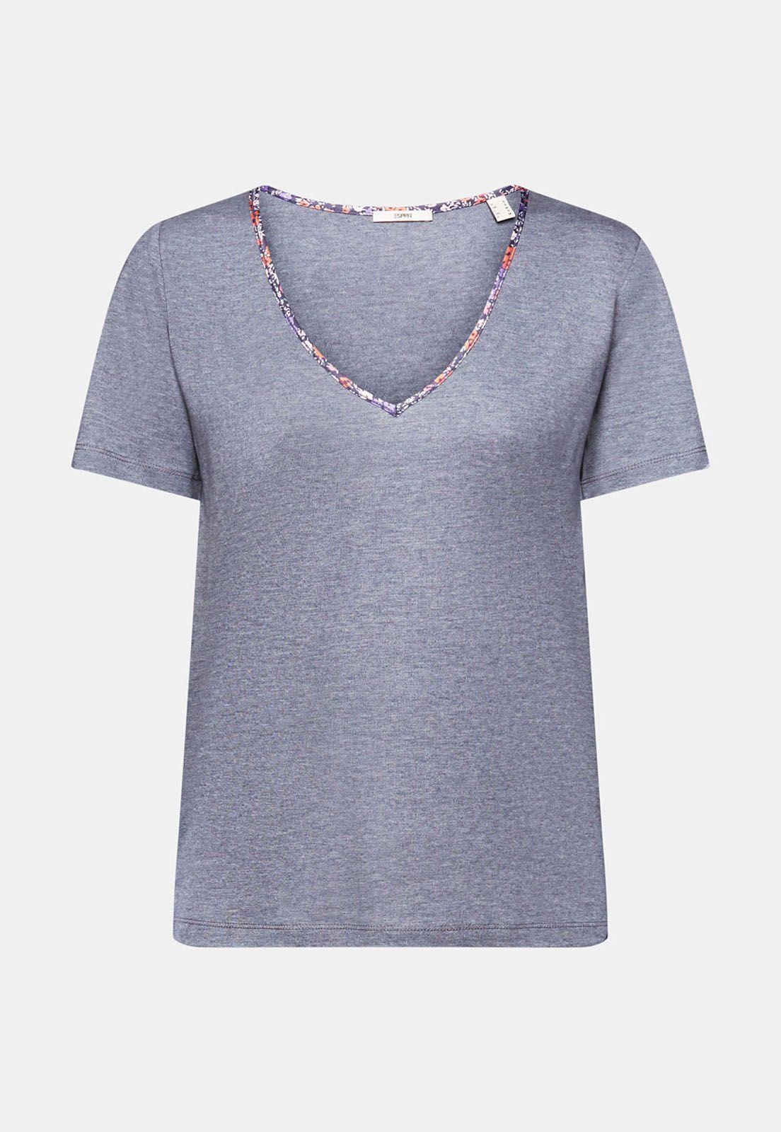 Polera Escote En V  Estampado Mujer Esprit-3