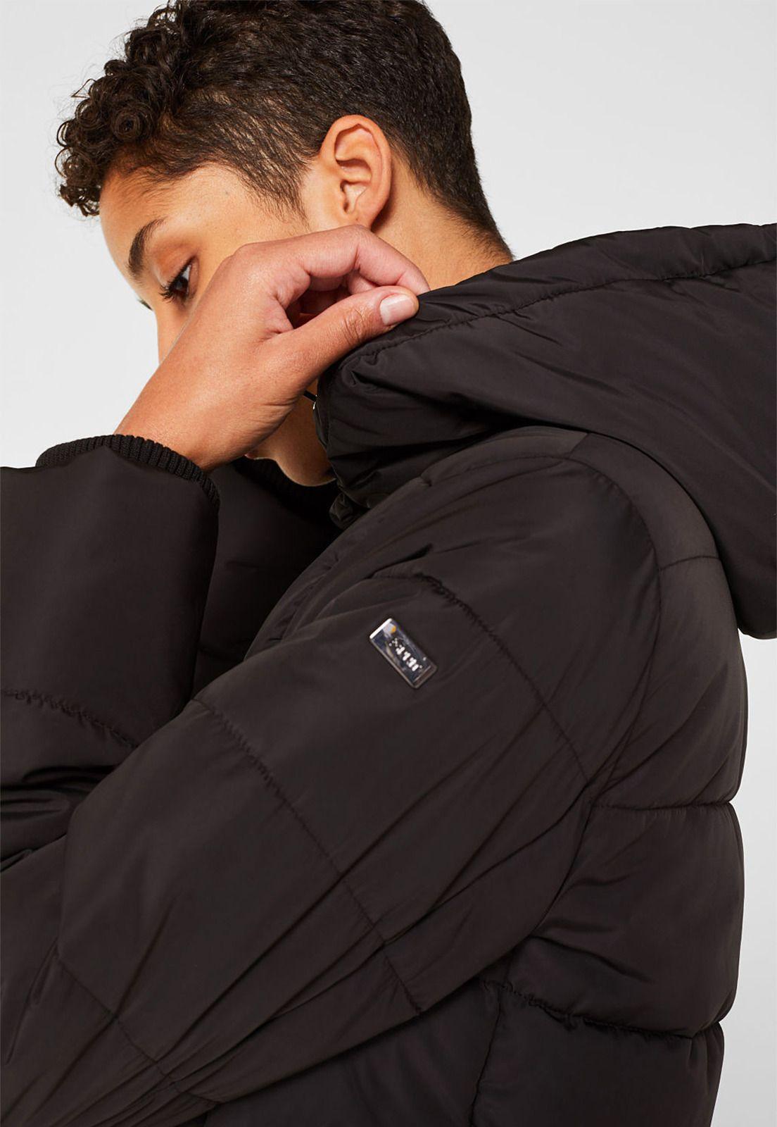 Parka Larga Con Capucha Esprit-0