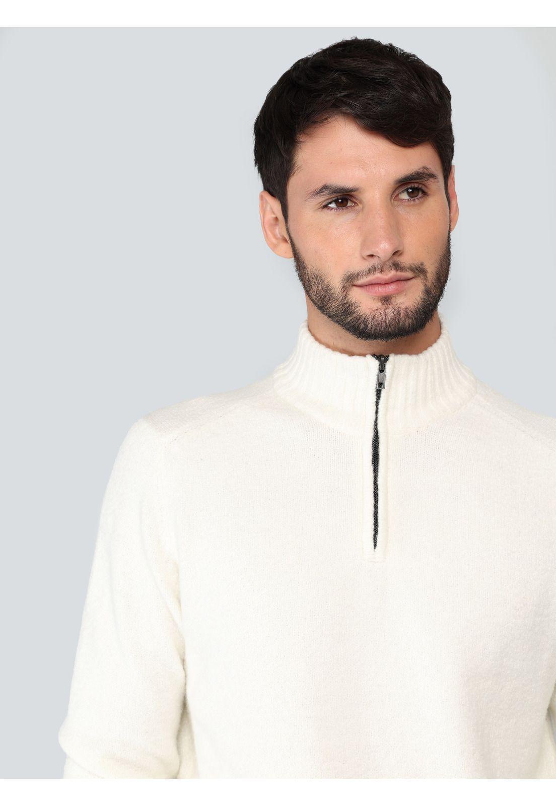 Sweater Texturado Regular Fit Crudo Arrow SW33091EC-2