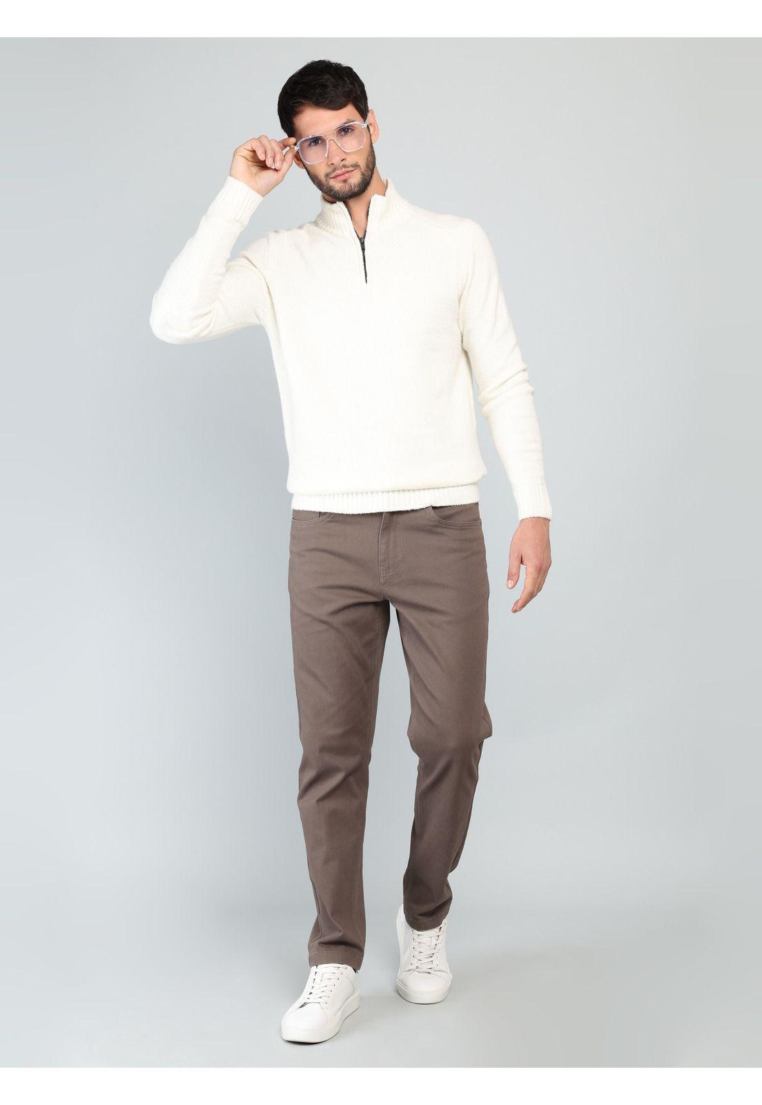 Sweater Texturado Regular Fit Crudo Arrow SW33091EC-3