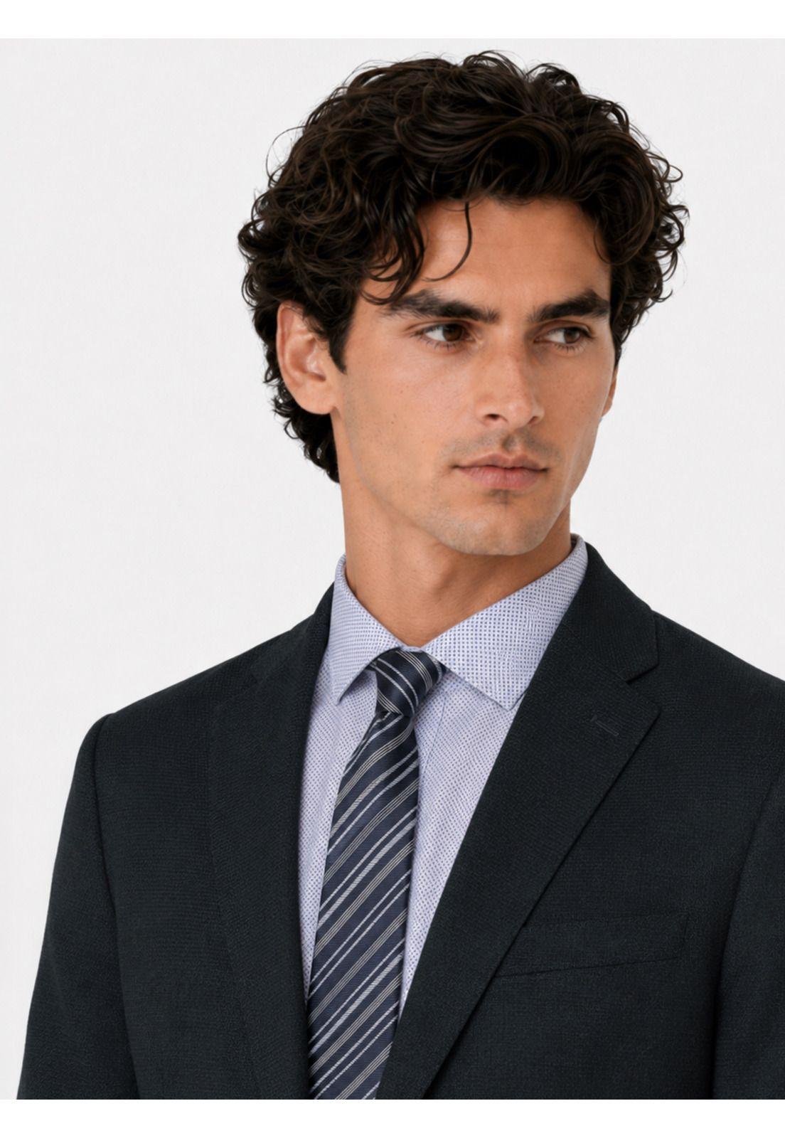 Traje Poli Viscosa Tailored Fit Azul Marino Arrow AM3411NB-3