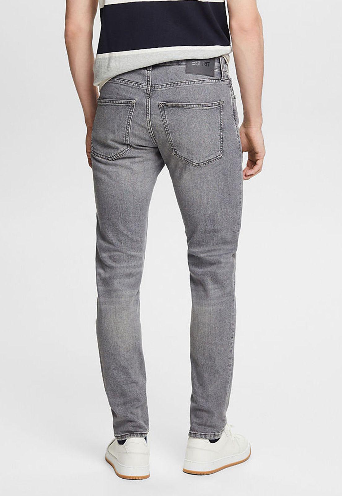 Jeans Cónicos Slim De Tiro Medio Hombre Esprit 024EE2B321-1