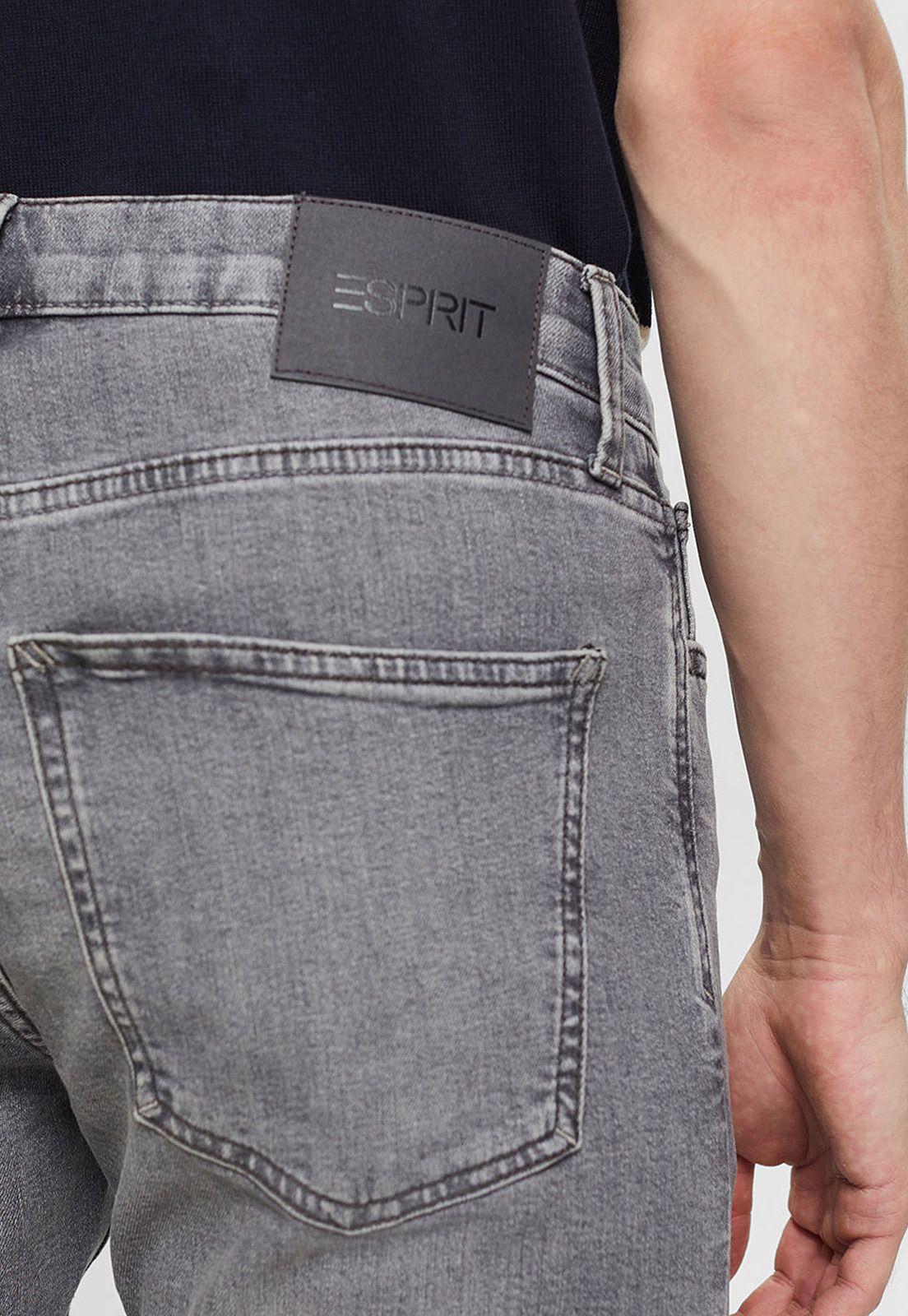Jeans Cónicos Slim De Tiro Medio Hombre Esprit 024EE2B321-2