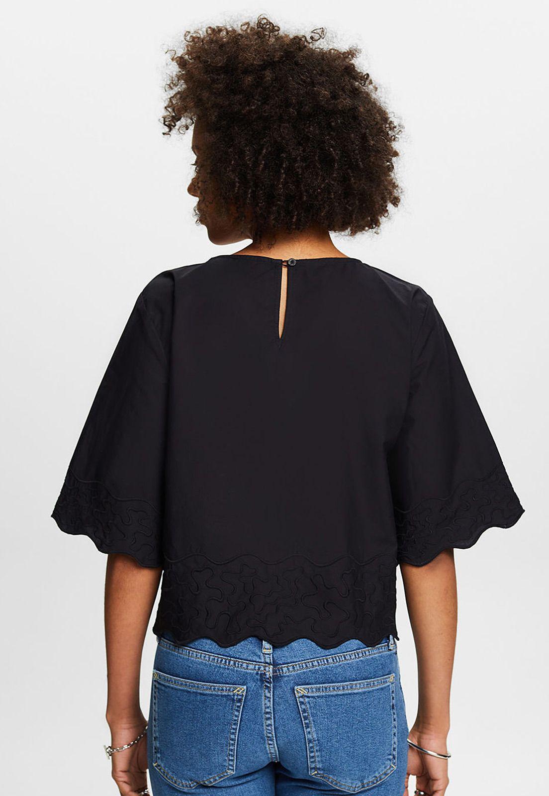 Blusa De Cuello Redondo Mujer Esprit 034EE1F311-1