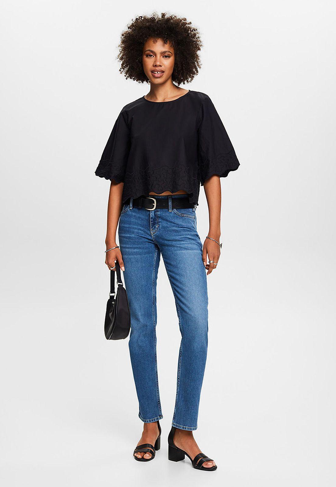 Blusa De Cuello Redondo Mujer Esprit 034EE1F311-3