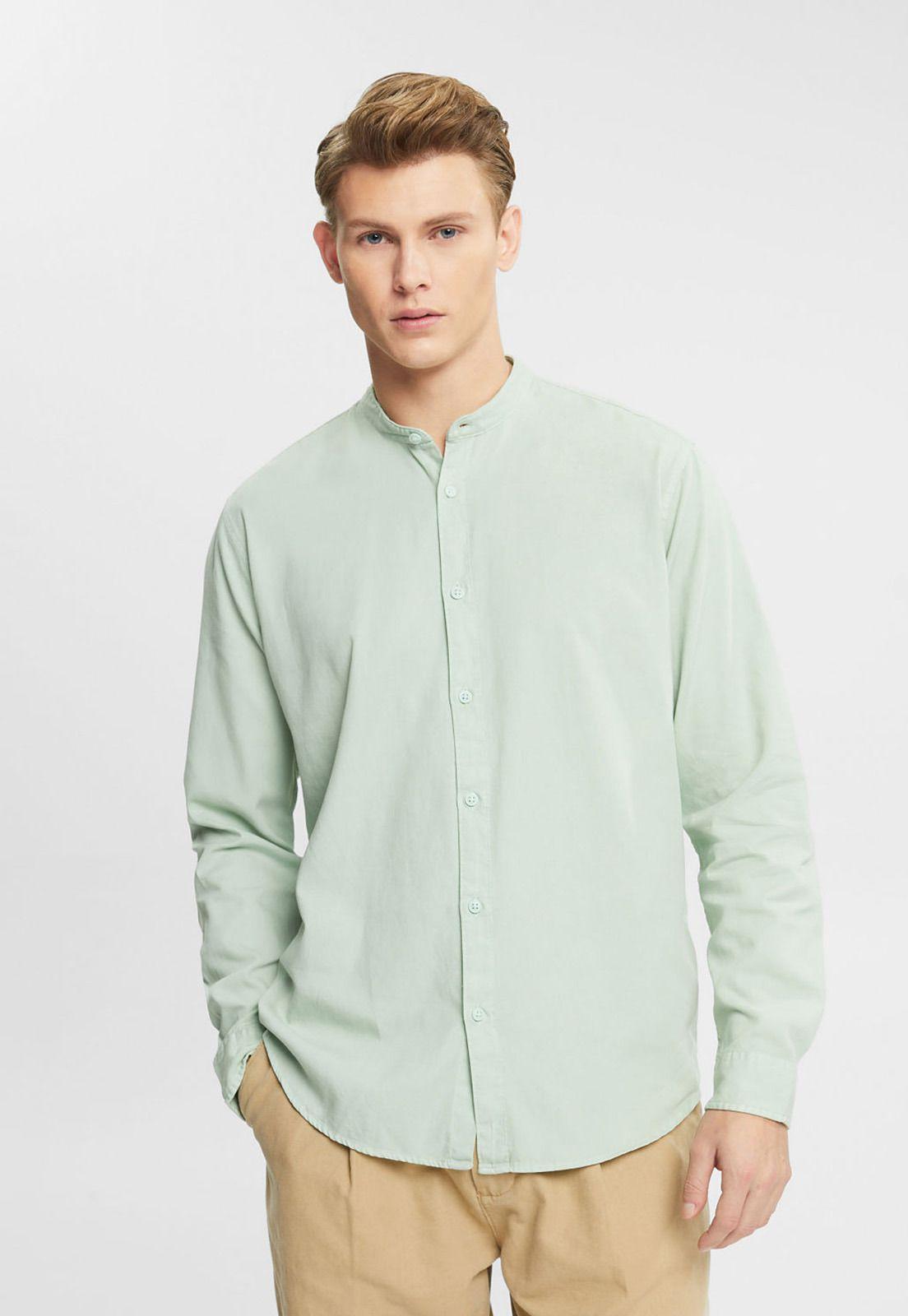 Camisa Con Cuello Mao Hombre Esprit 122EE2F308-0
