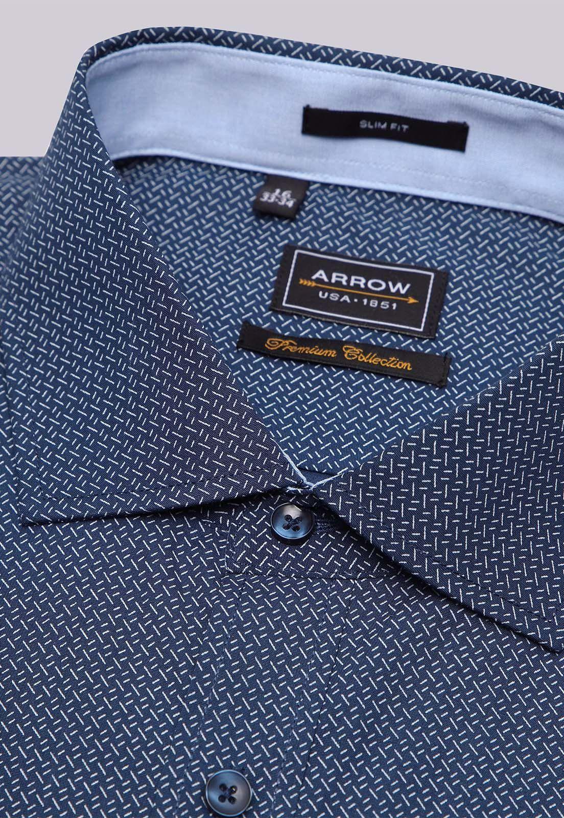 Camisa Formal Print Arrow ARM0403AZ-1