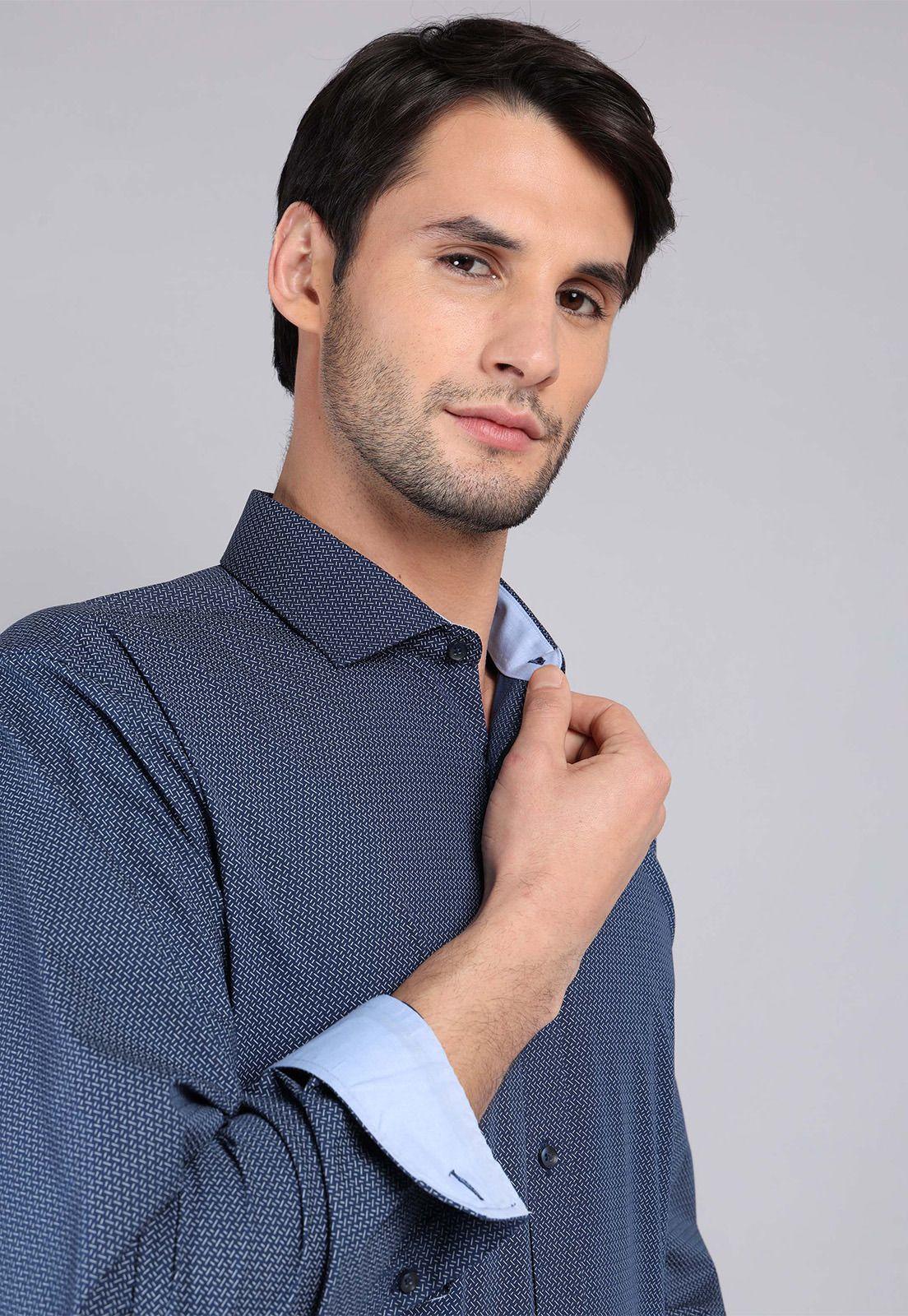 Camisa Formal Print Arrow ARM0403AZ-3