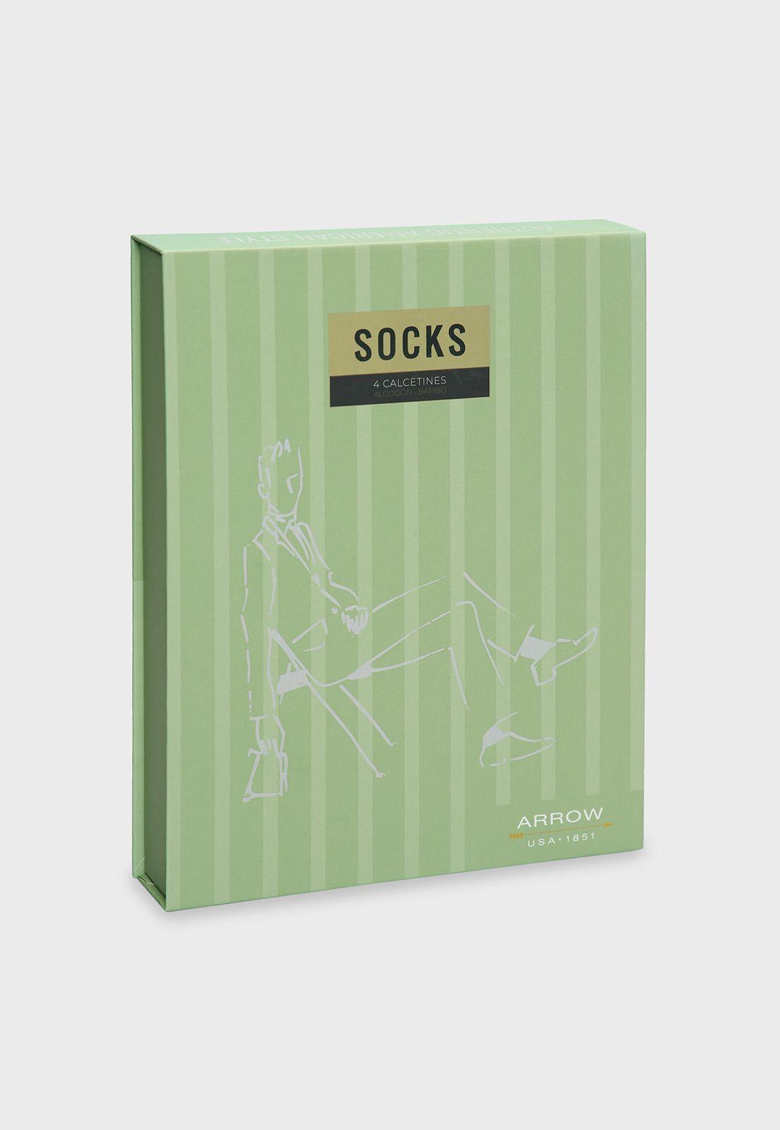 Caja Calcetines 4 Unidades Casual Arrow CP42504SU-6