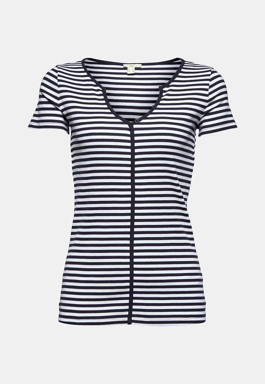 Polera Mujer Acanalada Rayada Esprit-3