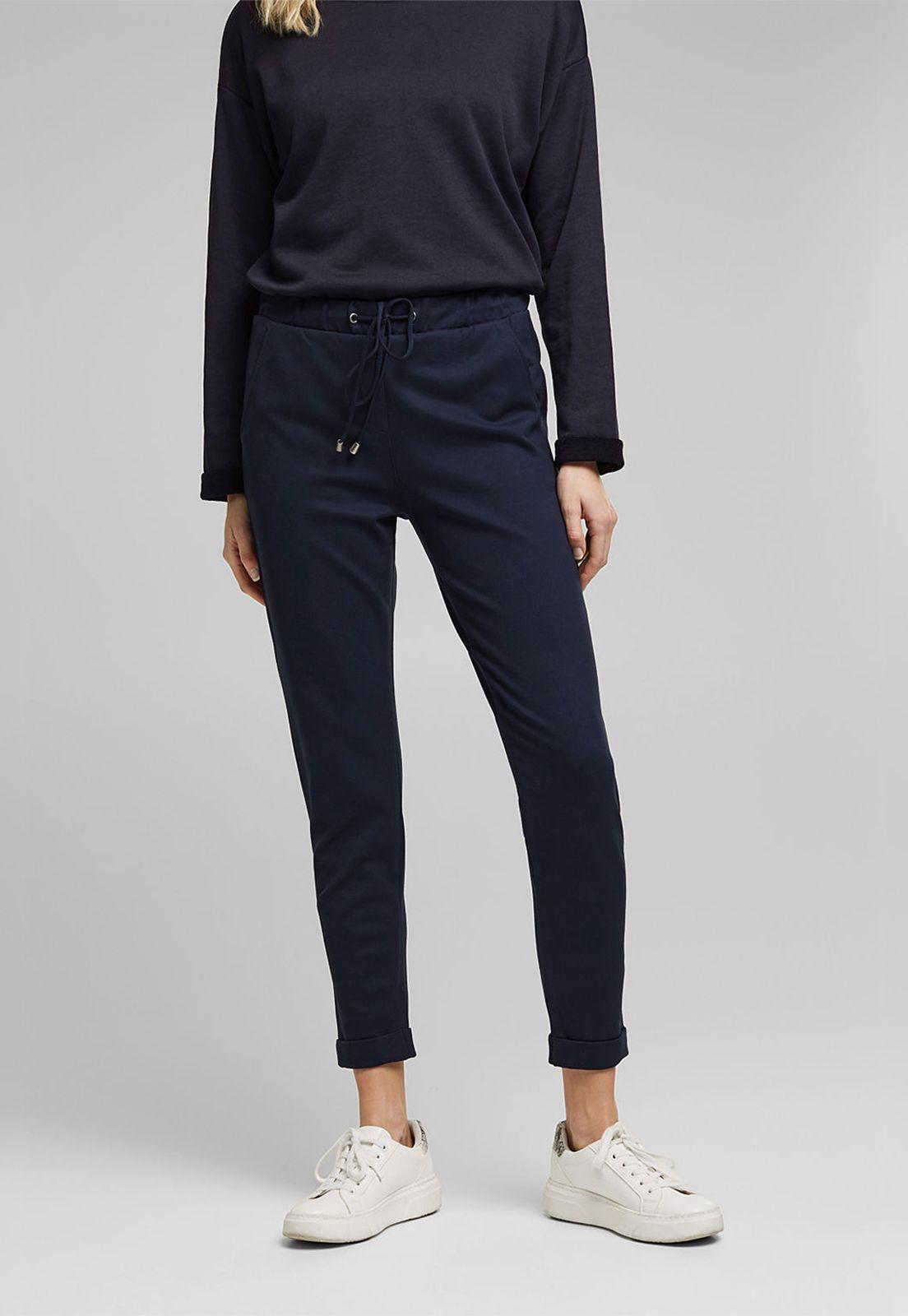 Pantalón Jogger Mujer Esprit Azul marino-0