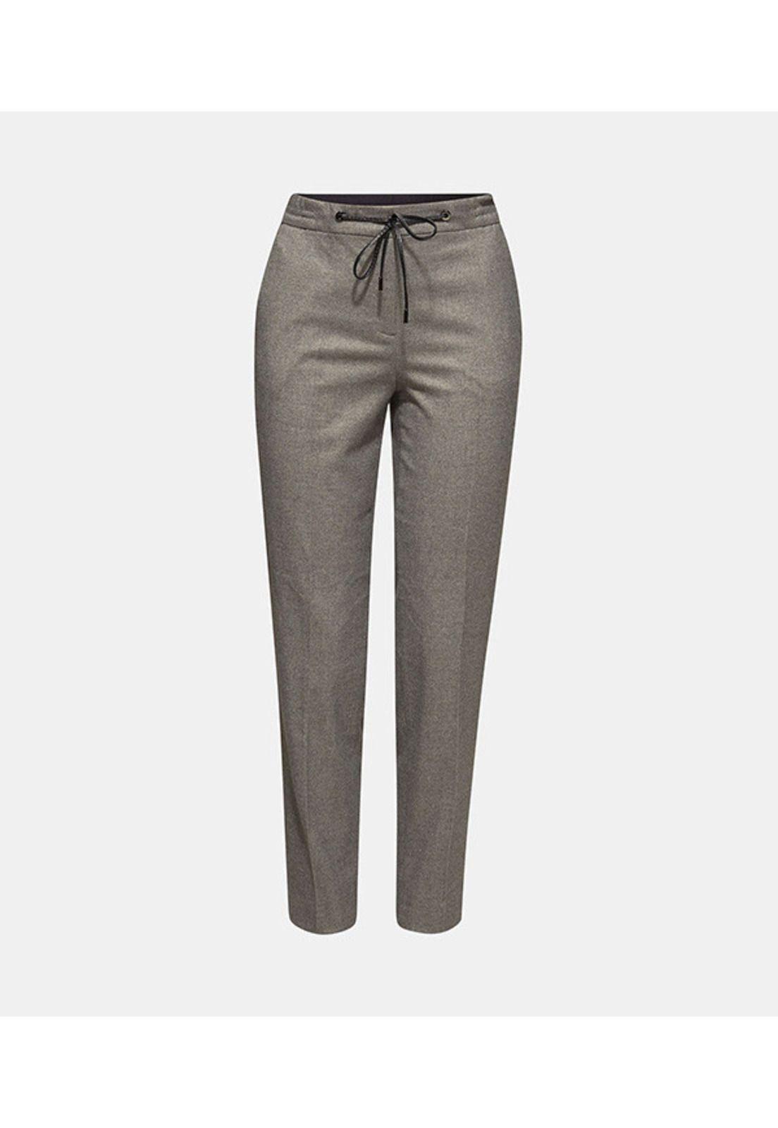 Pantalón jaspeado de estilo deportivo-7