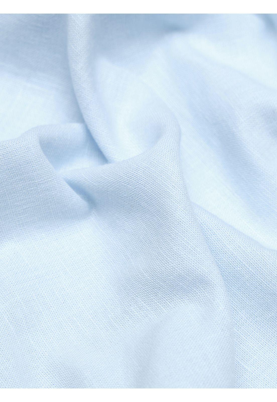 Camisa Lino Algodón Regular Fit Celeste Arrow CM34051CE-6