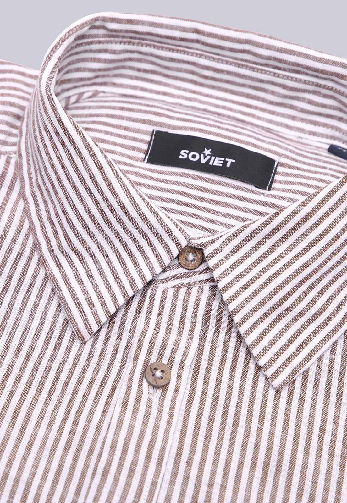 Camisa Lino Manga Larga Soviet BVSHF28BE-5