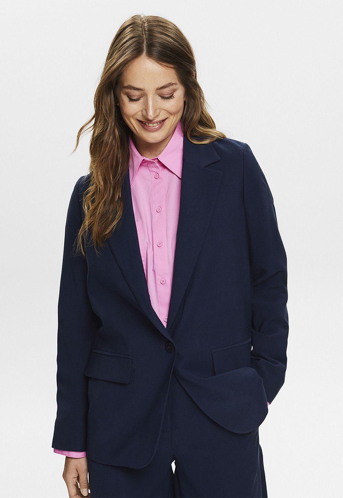 Blazer De Sarga Mujer Esprit 044EE1G304-0