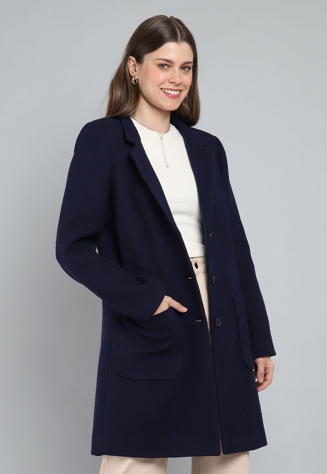 Abrigo de Paño Mujer Esprit C000888-0