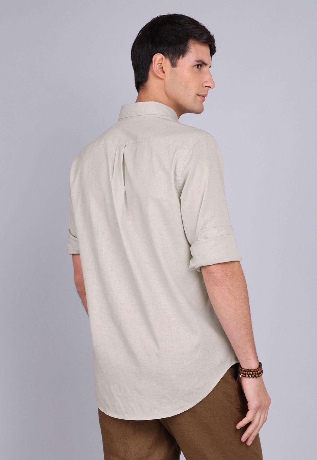 Camisa Lino Manga Larga Arrow-3