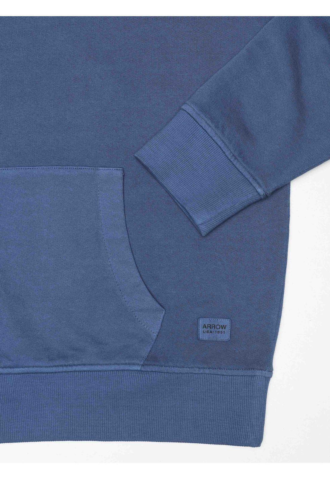 Polerón Hoodie Stone Wash Regular Fit Denim Arrow PL34003DE-5