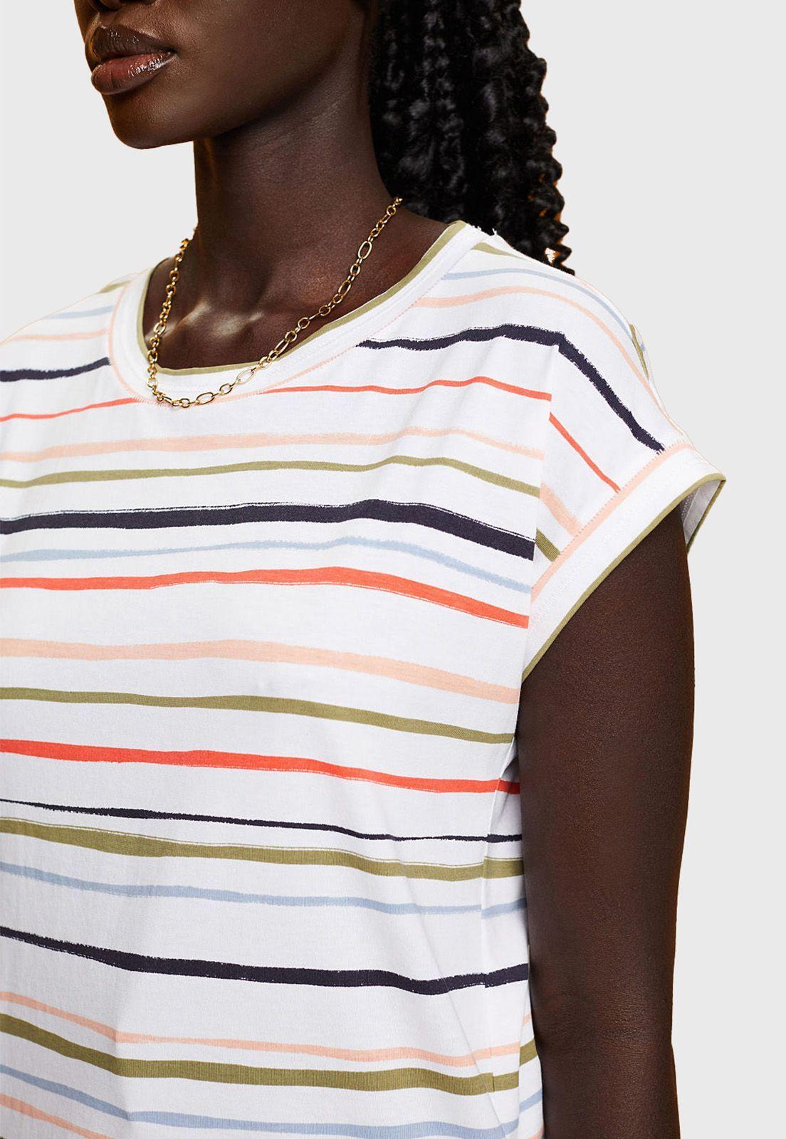 Polera A Rayas De Colores Mujer Esprit-2