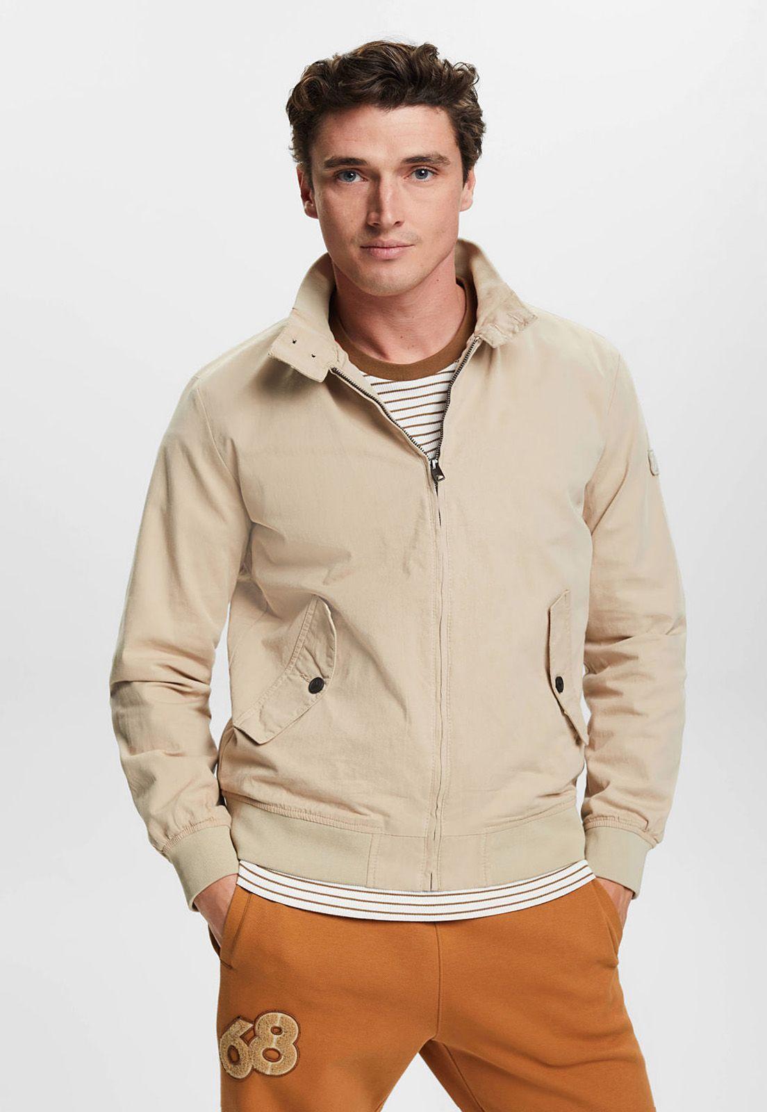 Chaqueta Bomber Con Cuello Mao Hombre Esprit-0