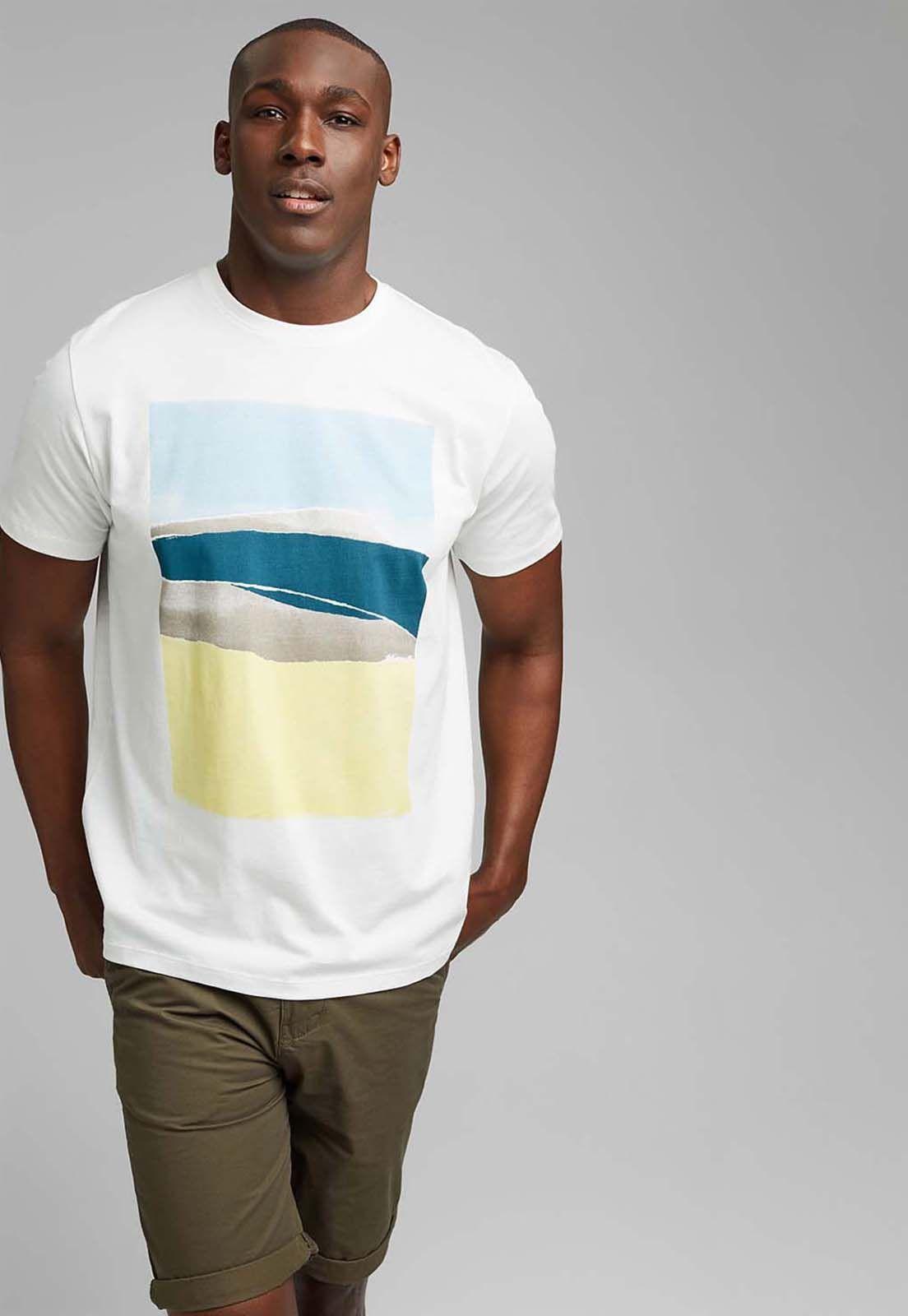 Polera Hombre Manga Corta Estampada Esprit-0