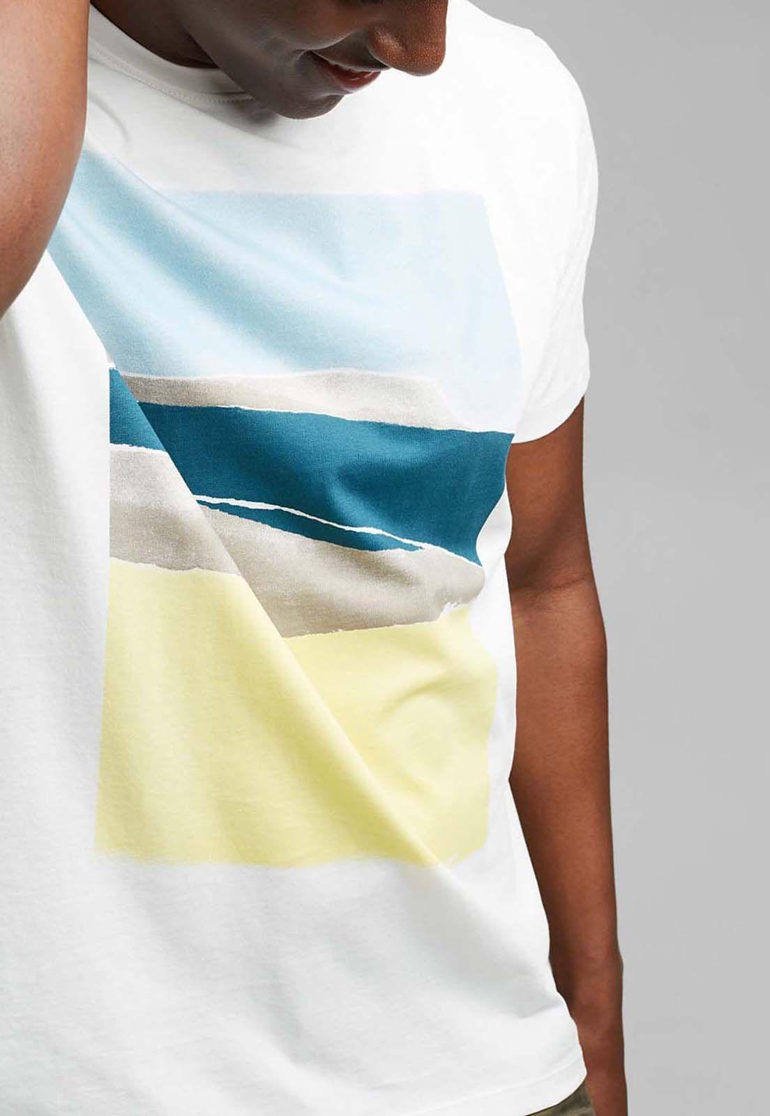 Polera Hombre Manga Corta Estampada Esprit-2