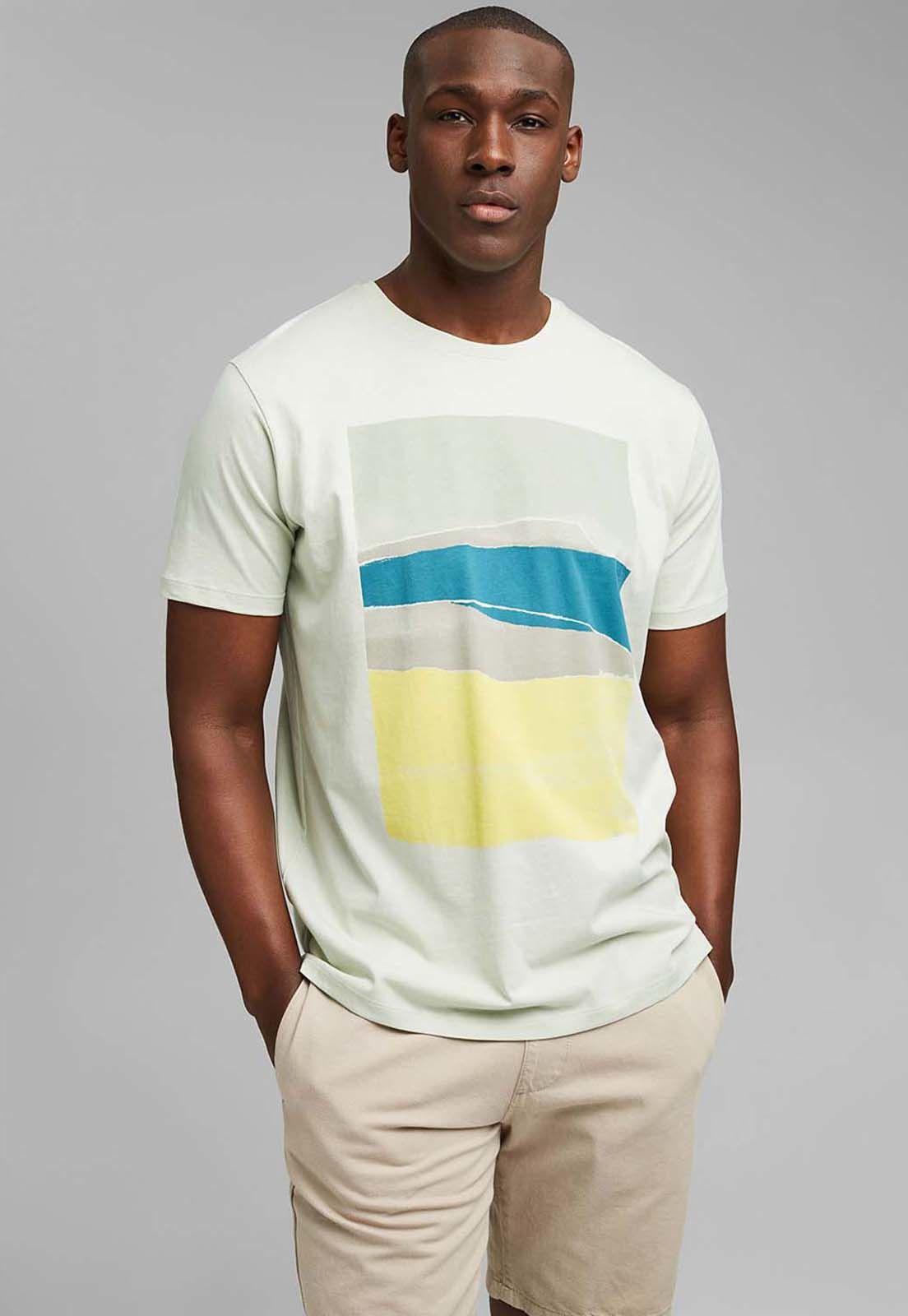 Polera Hombre Manga Corta Estampada Esprit-4