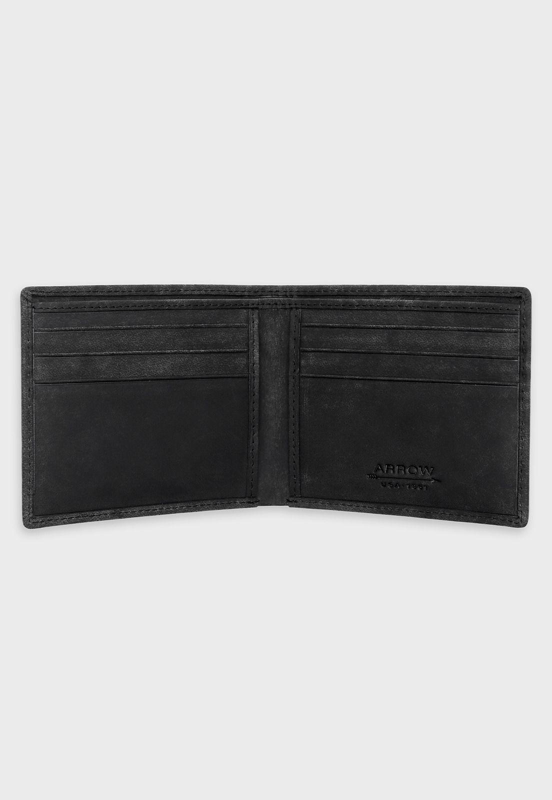 Billetera Cuero Negro Arrow-2