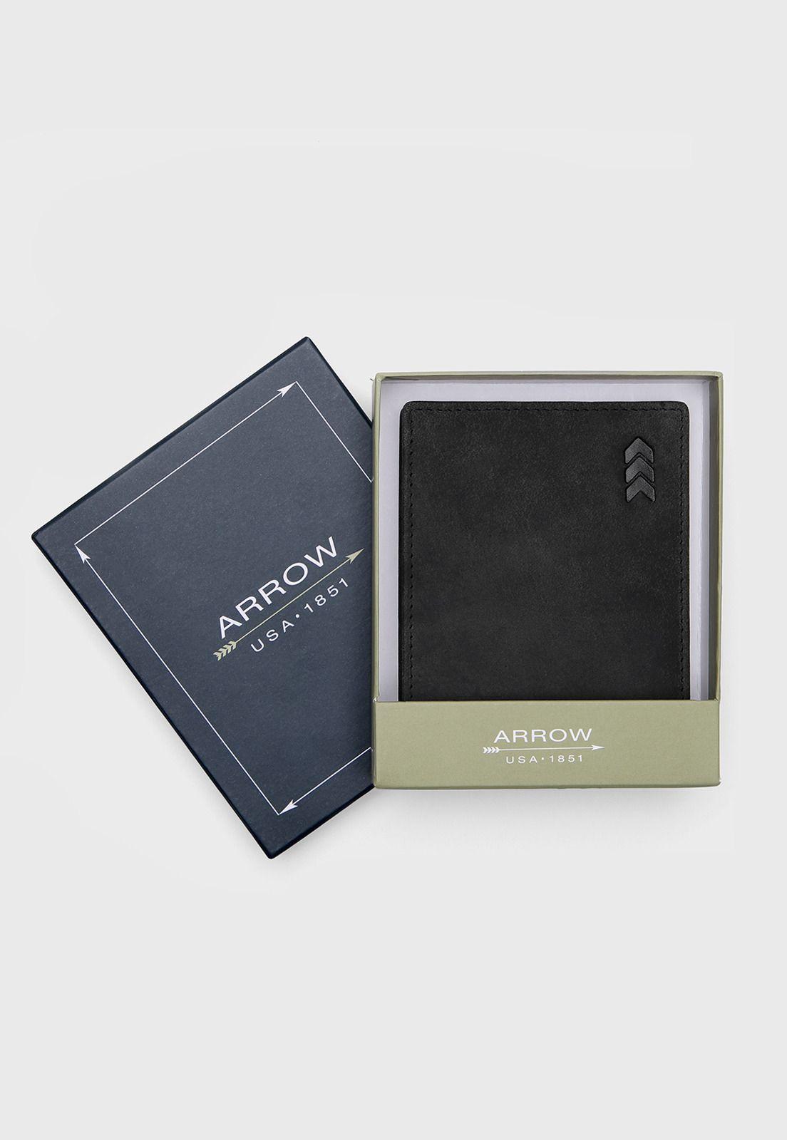 Billetera Cuero Negro Arrow-3