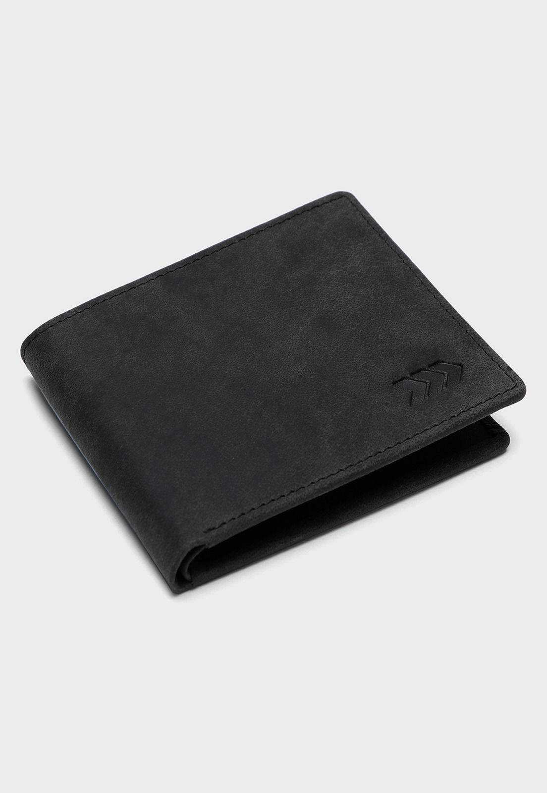 Billetera Cuero Negro Arrow-5