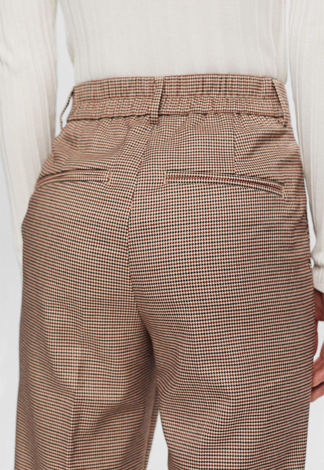 Pantalón De Corte Recto Mujer Esprit-3