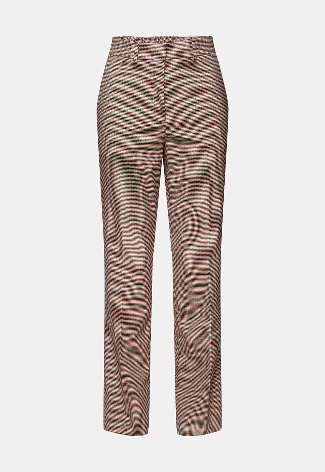 Pantalón De Corte Recto Mujer Esprit-4