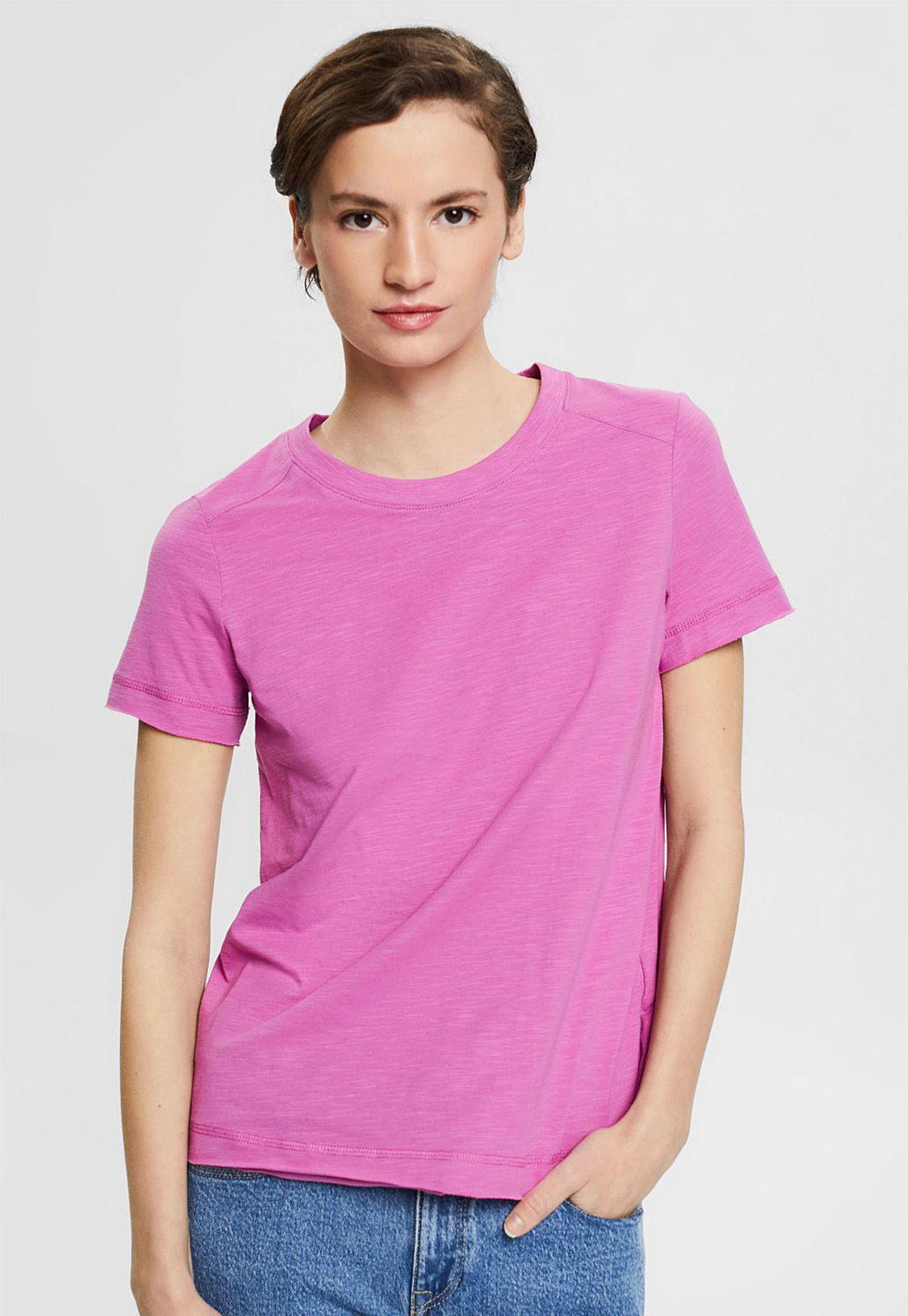 Polera De Algodón Ecológico Esprit Azul cielo-0