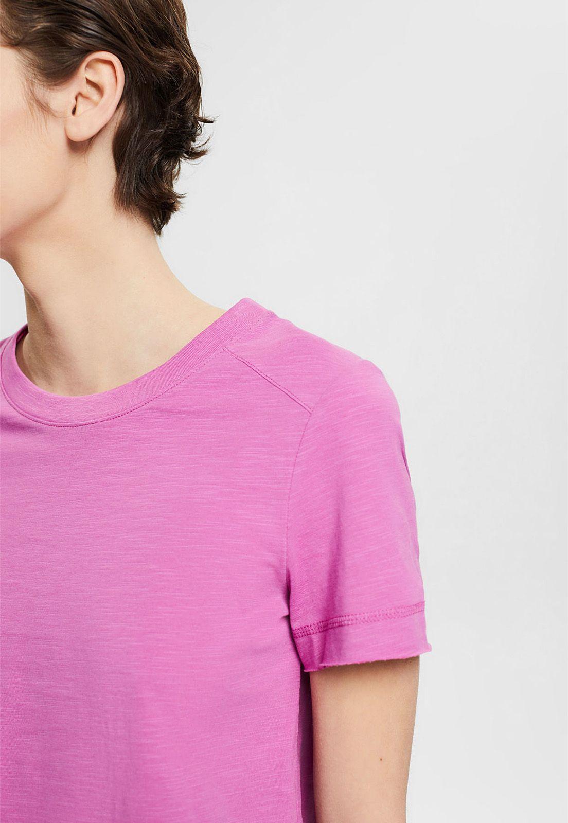 Polera De Algodón Ecológico Esprit Azul cielo-2